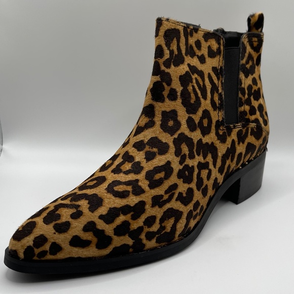 franco sarto leopard print booties